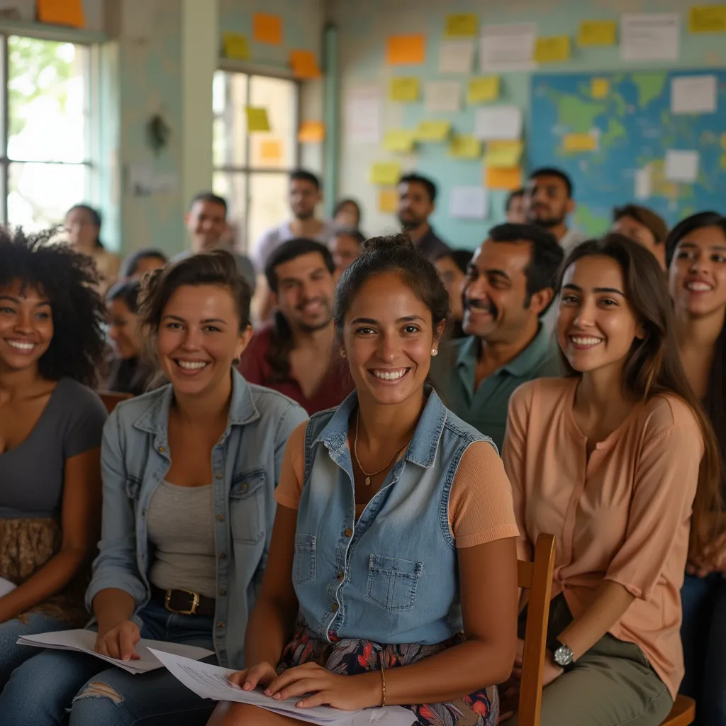 Equipo de FinanzasAR en un taller comunitario